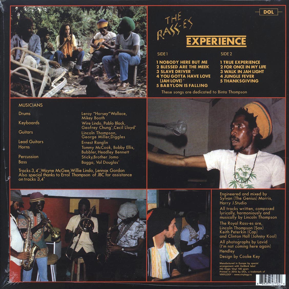 Prince Thompson & The Rasses - Experience