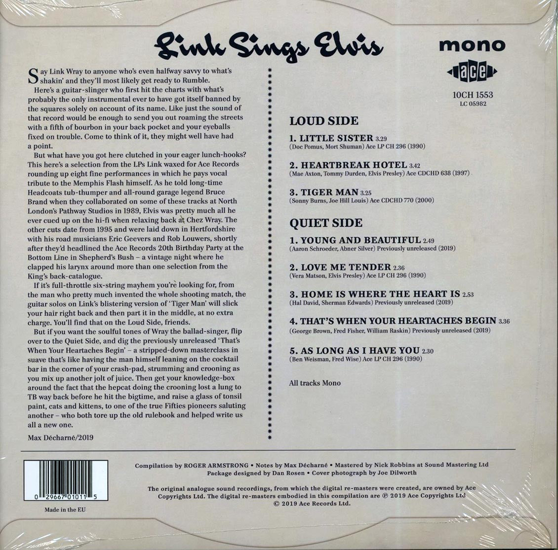 Link Wray - Link Sings Elvis