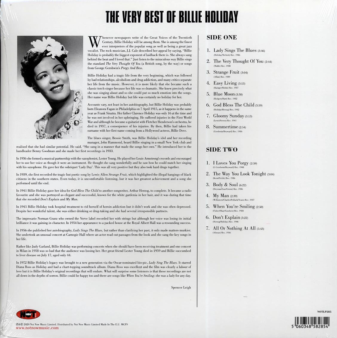 Billie Holiday - The Very Best Of Billie Holiday