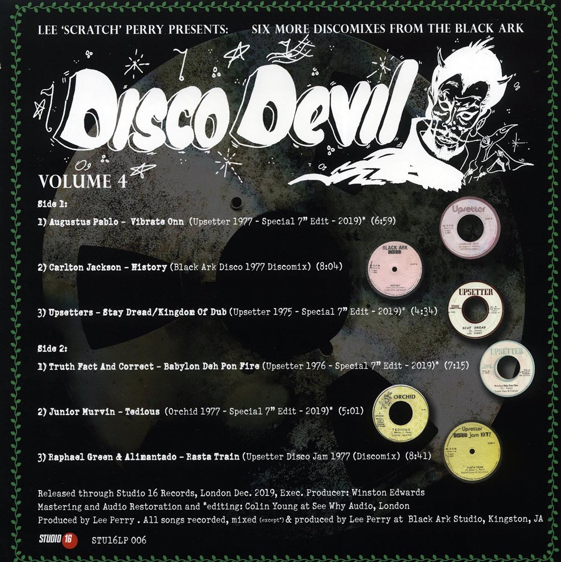 Lee Perry, Augustus Pablo, Jr. Murvin, Etc. - Disco Devil Volume 4: 6 More Classic Discomixes From The Black Ark Studio 1977-79