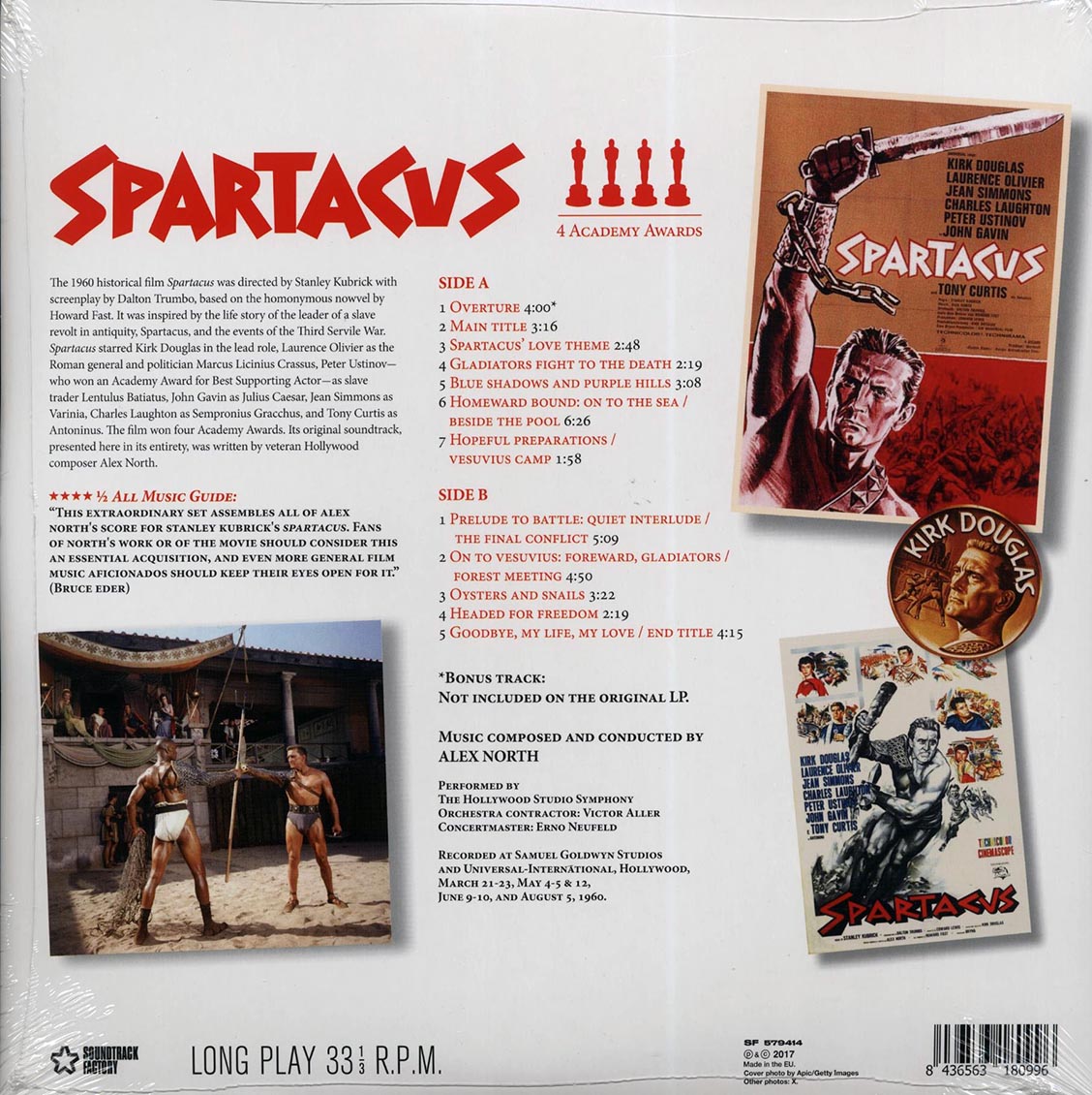 Alex North - Spartacus Original Motion Picture Soundtrack