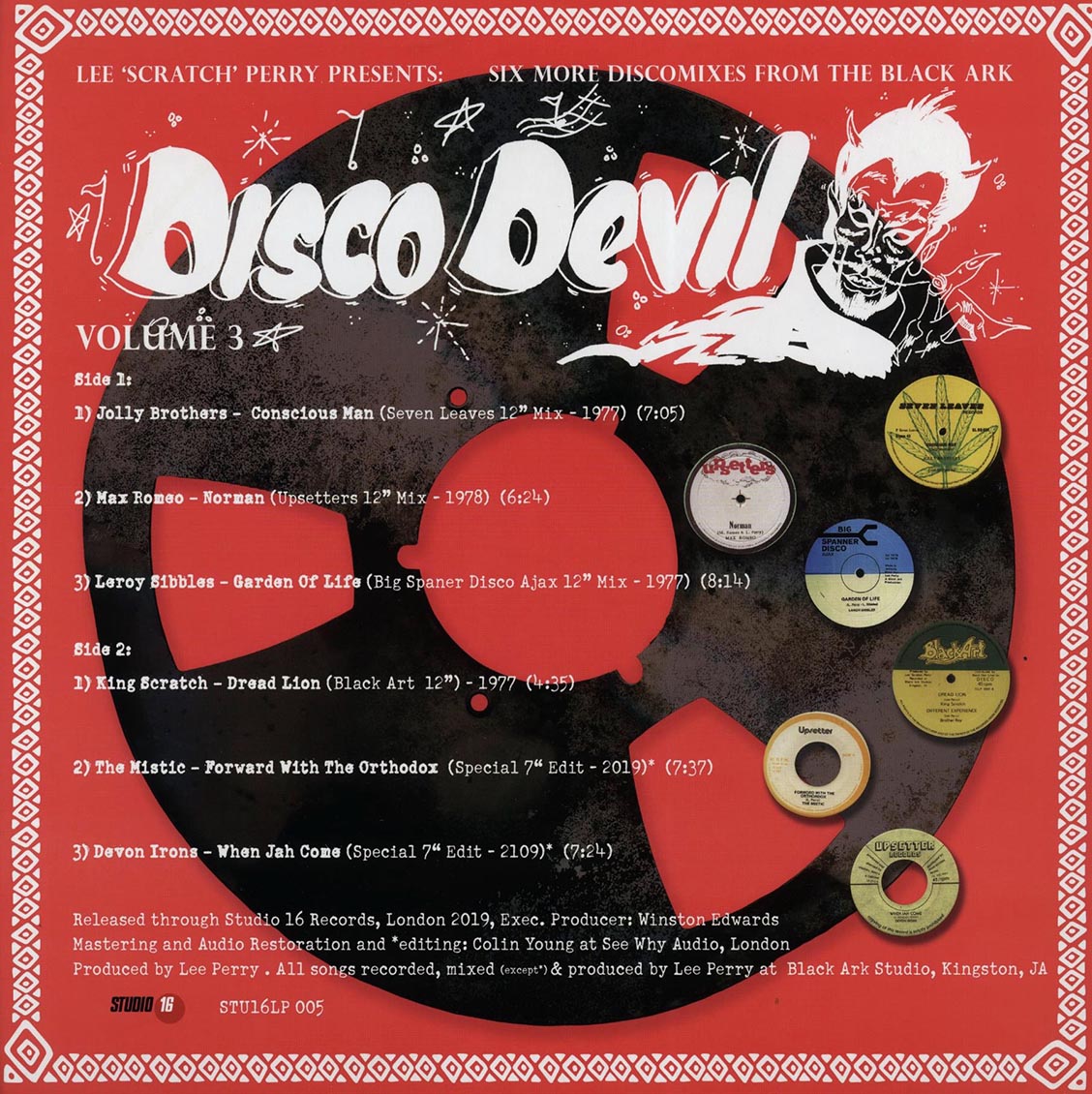 Lee Perry, Max Romeo, Jolly Brothers, Devon Irons, Etc. - Disco Devil Volume 3: Burning The Black Art