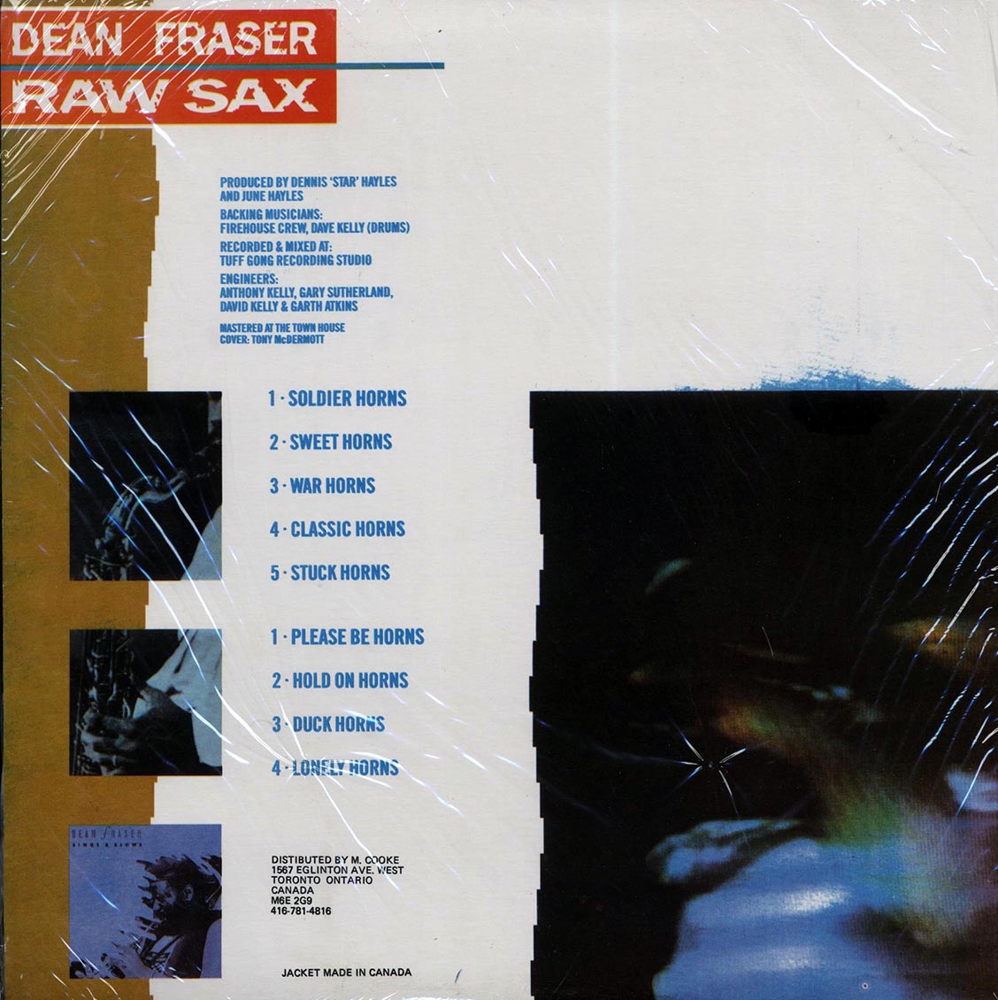 Dean Fraser - Raw Sax