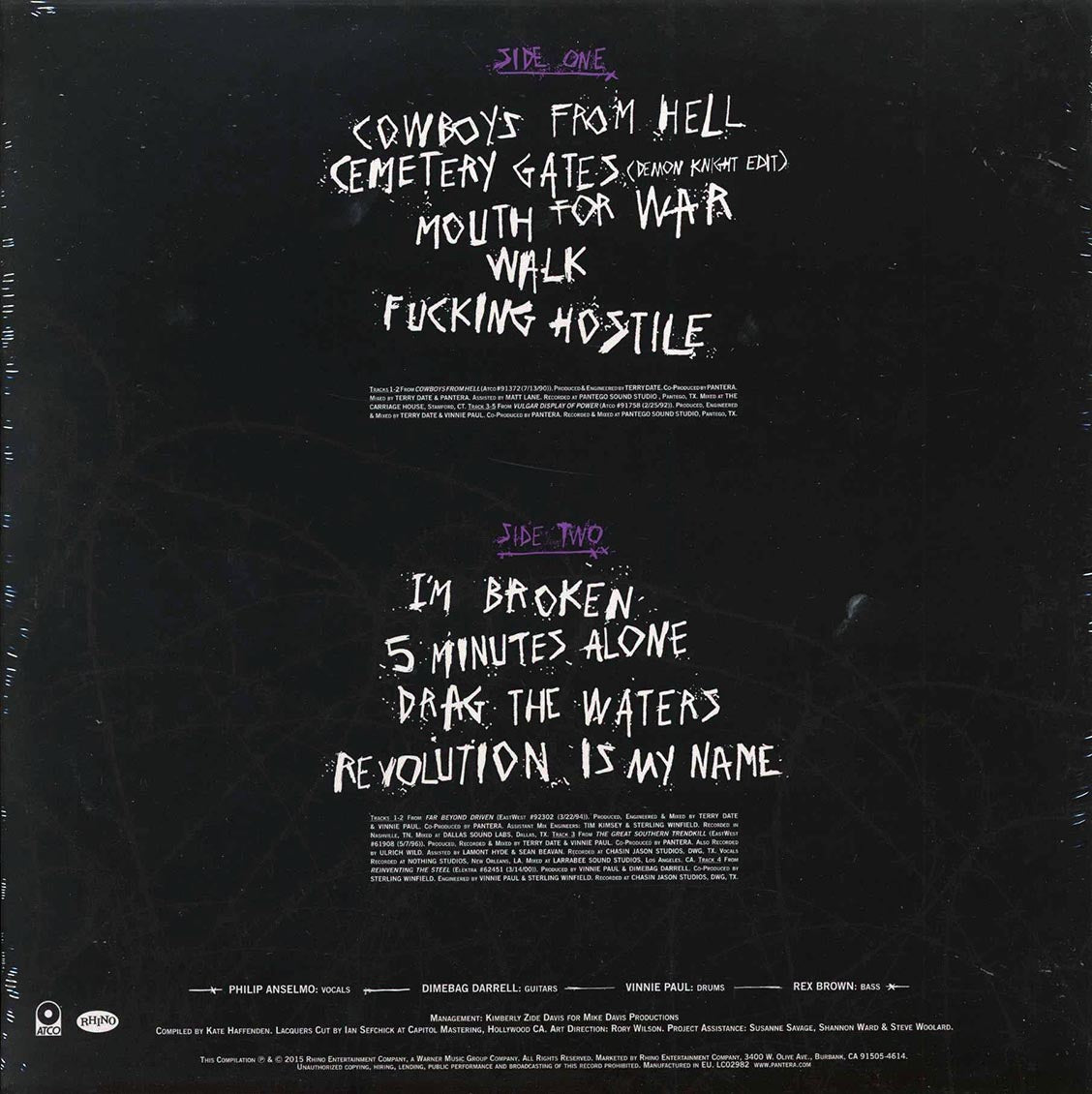 Pantera - History Of Hostility