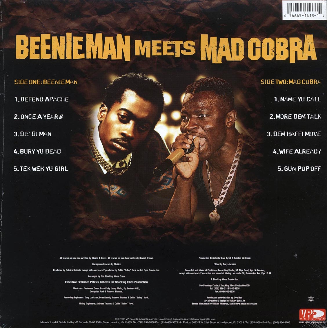 Beenie Man, Mad Cobra - Beenie Man Meets Mad Cobra