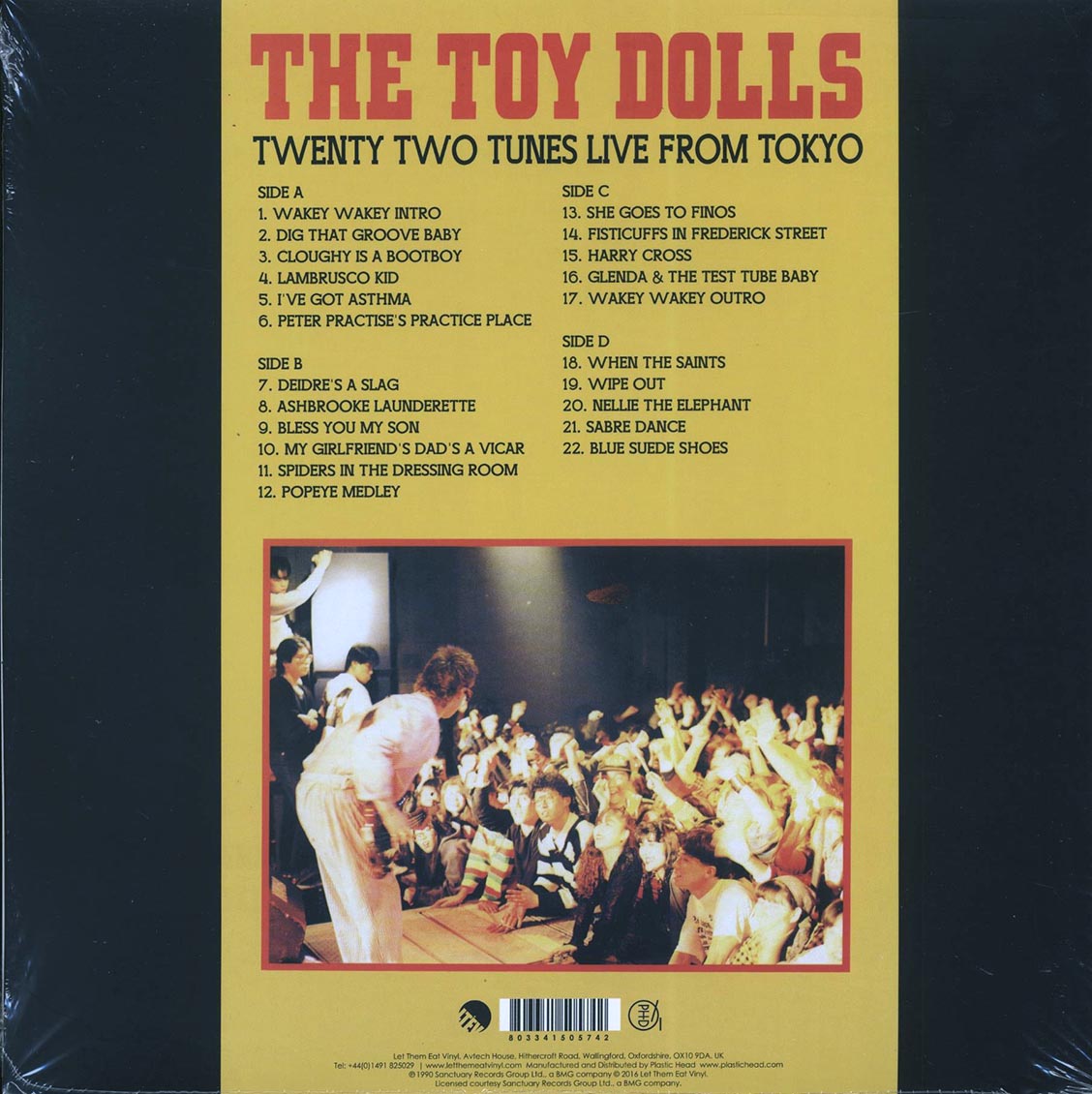 The Toy Dolls - Twenty Two Tunes From Tokyo: Recorded Live At The Club Quattro, Tokyo, Japan, 27th December '89