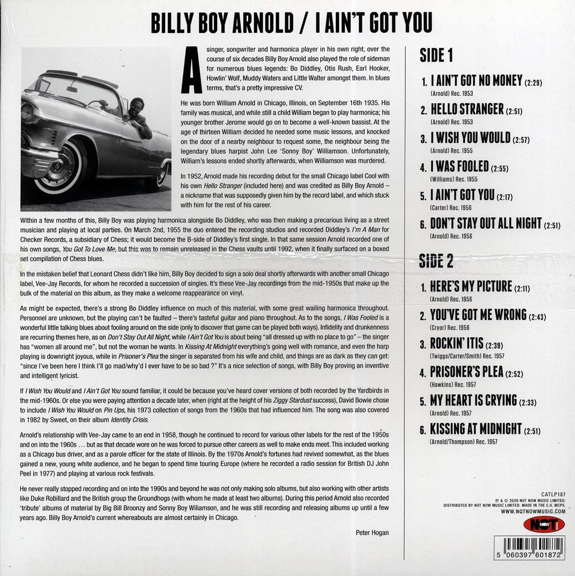 Billy Boy Arnold - I Ain't Got You
