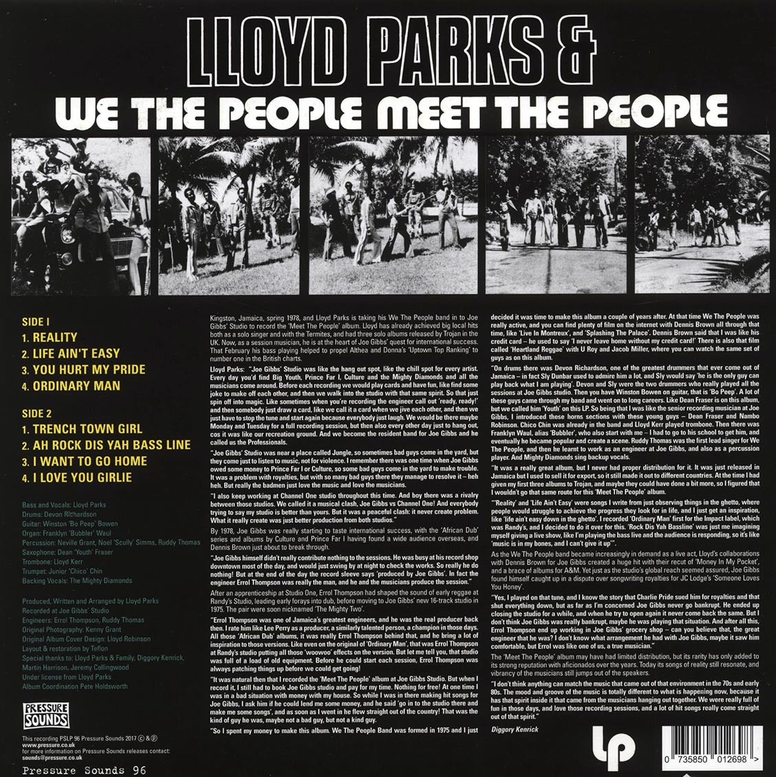 Lloyd Parks & We The People - Meet The People