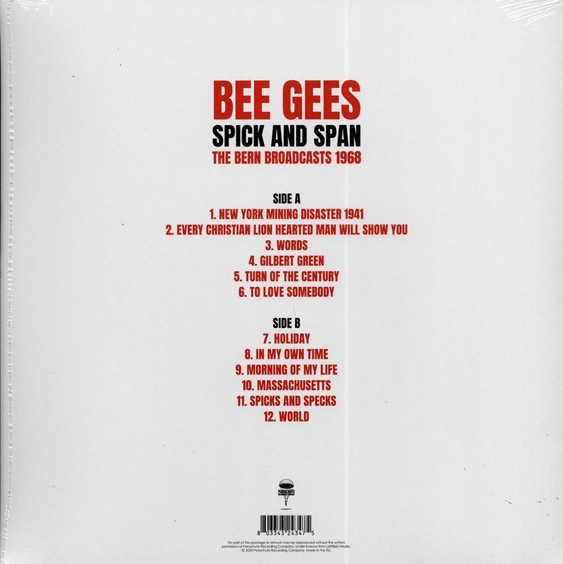 Bee Gees - Spick And Span: The Bern Broadcasts 1968
