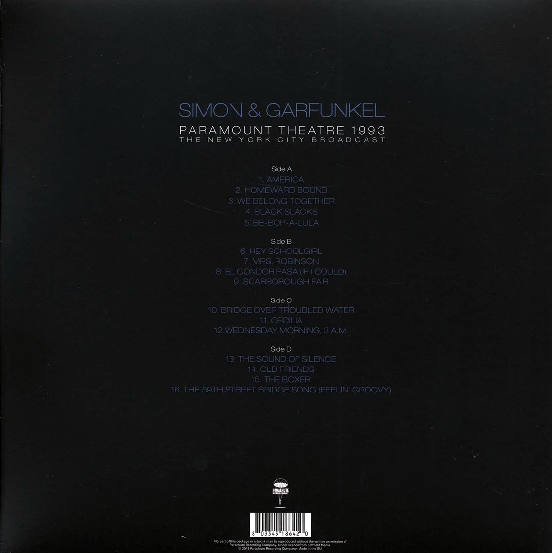 Simon & Garfunkel - Paramount Theatre 1993: The New York City Broadcast