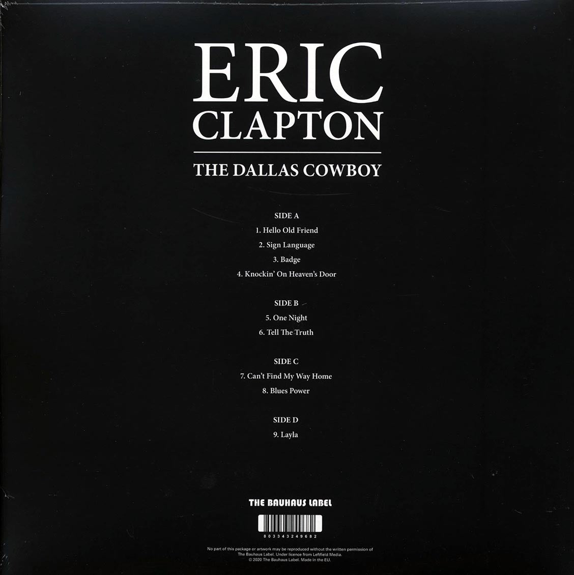Eric Clapton - The Dallas Cowboy