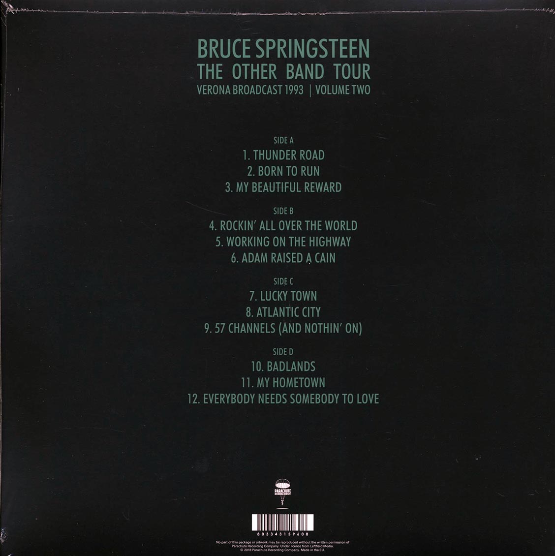 Bruce Springsteen - The Other Band Tour Volume 2: Verona Broadcast 1993