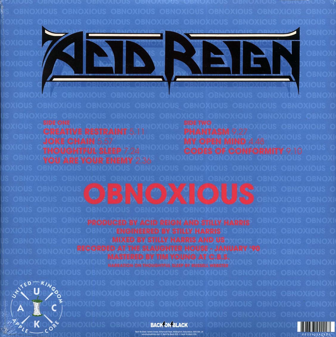 Acid Reign - Obnoxious