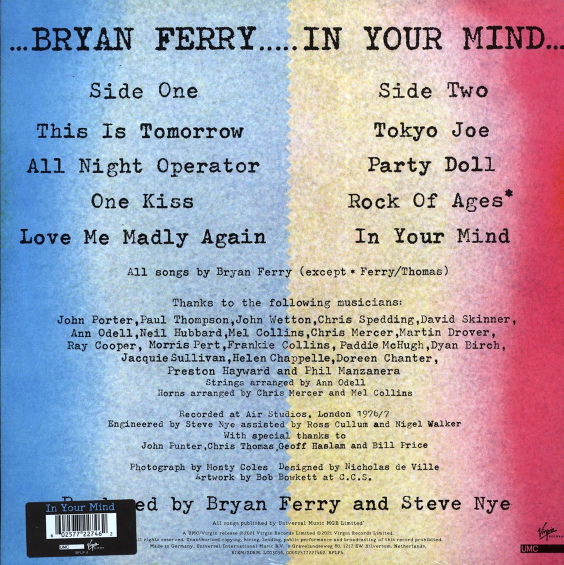 Bryan Ferry - In Your Mind