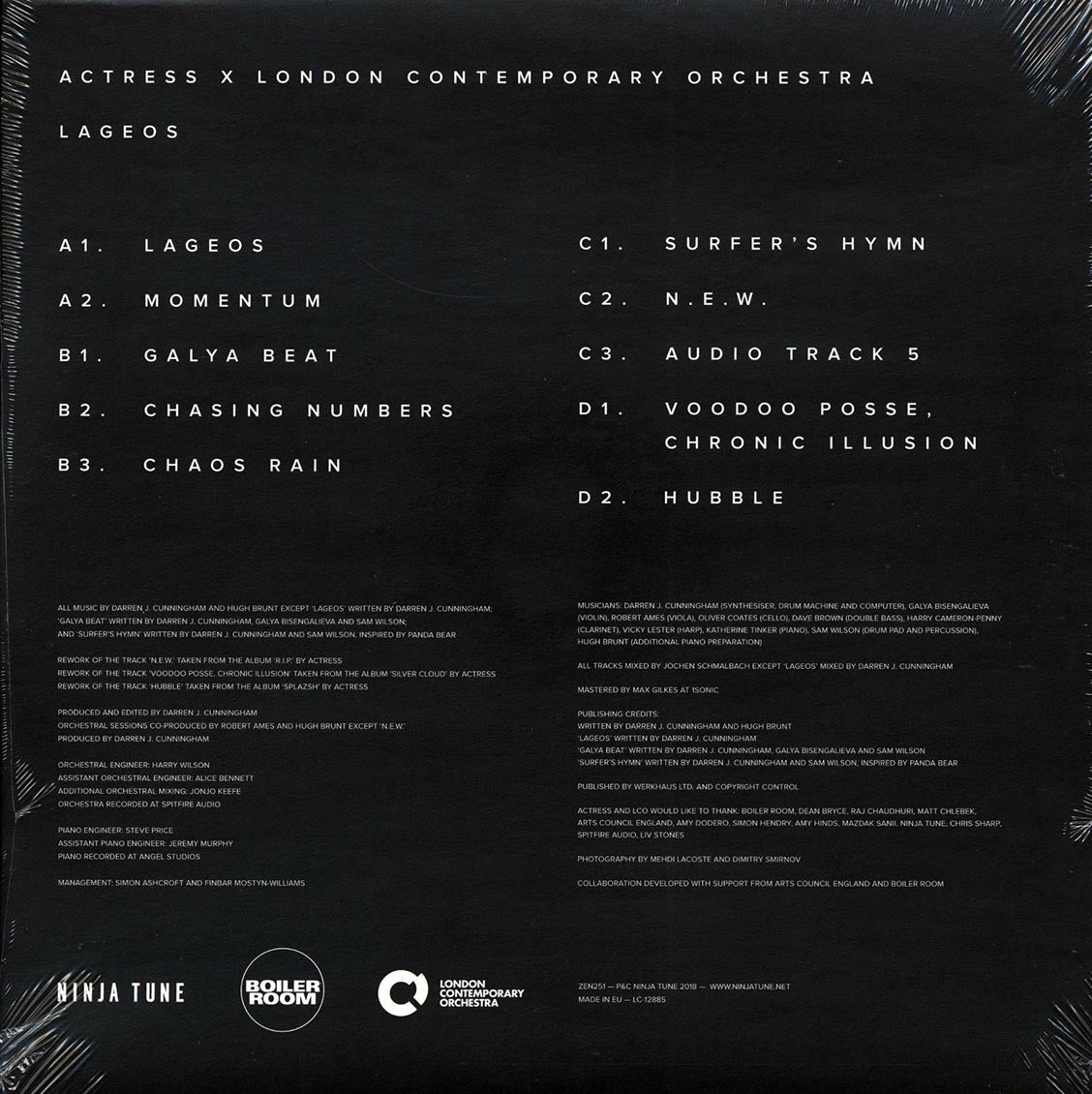 Actress X London Contemporary Orchestra - Lageos