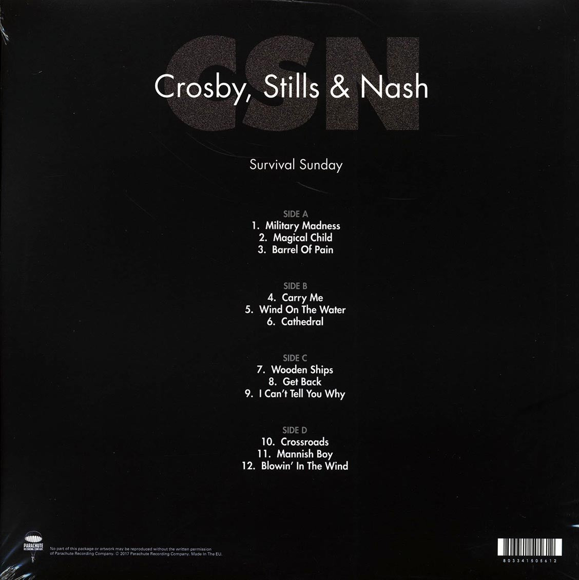 Crosby, Stills & Nash - Survival Sunday: Live At Hollywood Bowl, Los Angeles, CA, May 25, 1980
