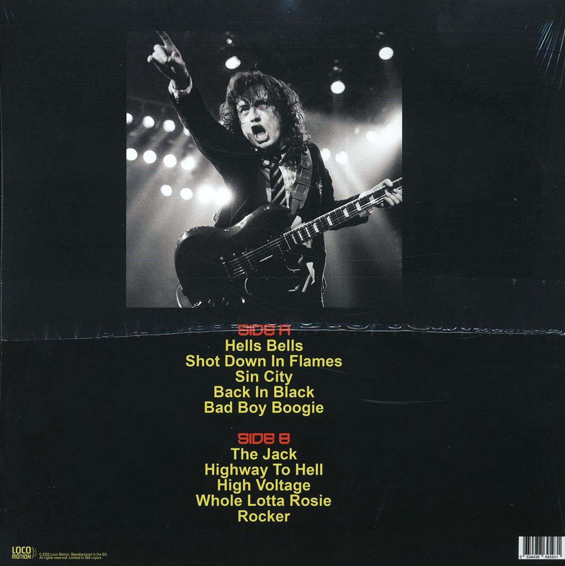 AC/DC - Back In Japan: Live At Seinen Kan Hall, Tokyo 5/2/1981 FM Broadcast Vinyl | Ltd. Ed. Colored Vinyl | Loco Motion, 1981 | Soundtraxx Item No. 283164