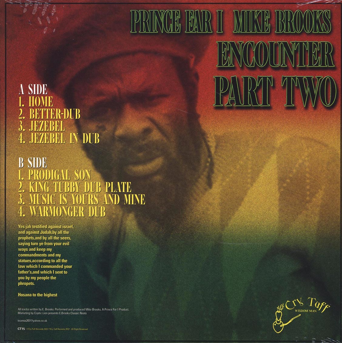 Prince Far I, Mike Brooks - Encounter Part 2