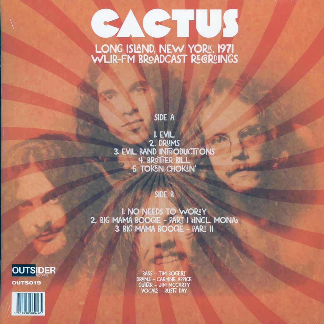 Cactus - Long Island, New York, 1971