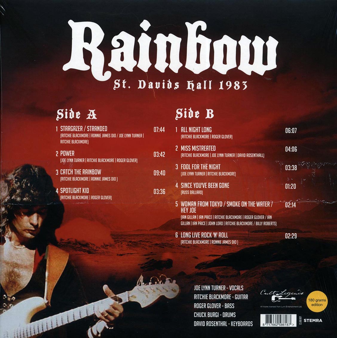 Rainbow - St. Davids Hall 1983