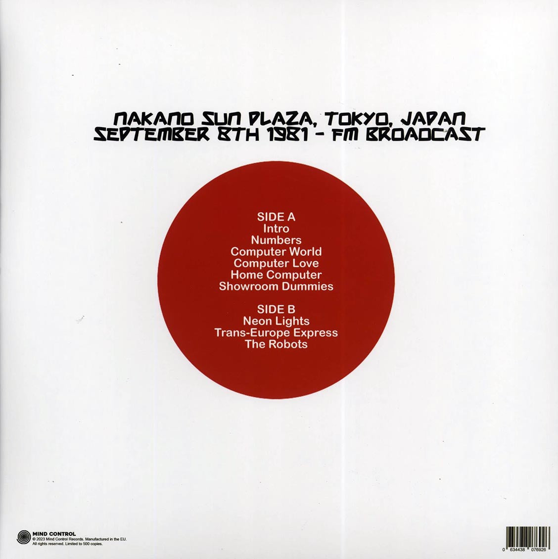Kraftwerk - Turning Japanese: The Nakano Sun Plaza Radio Broadcast