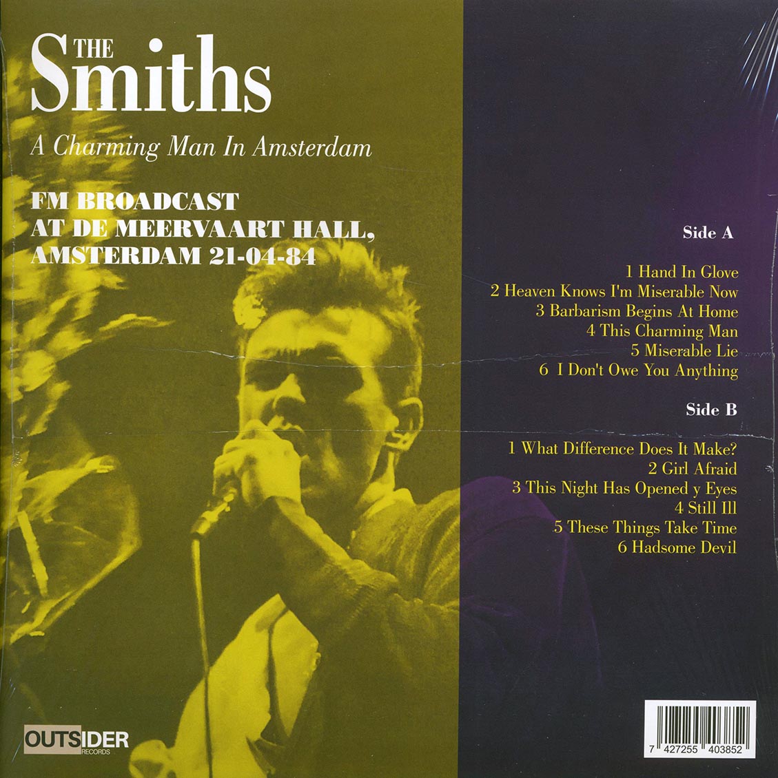 The Smiths - A Charming Man In Amsterdam: De Meervaart Hall, 21-04-84