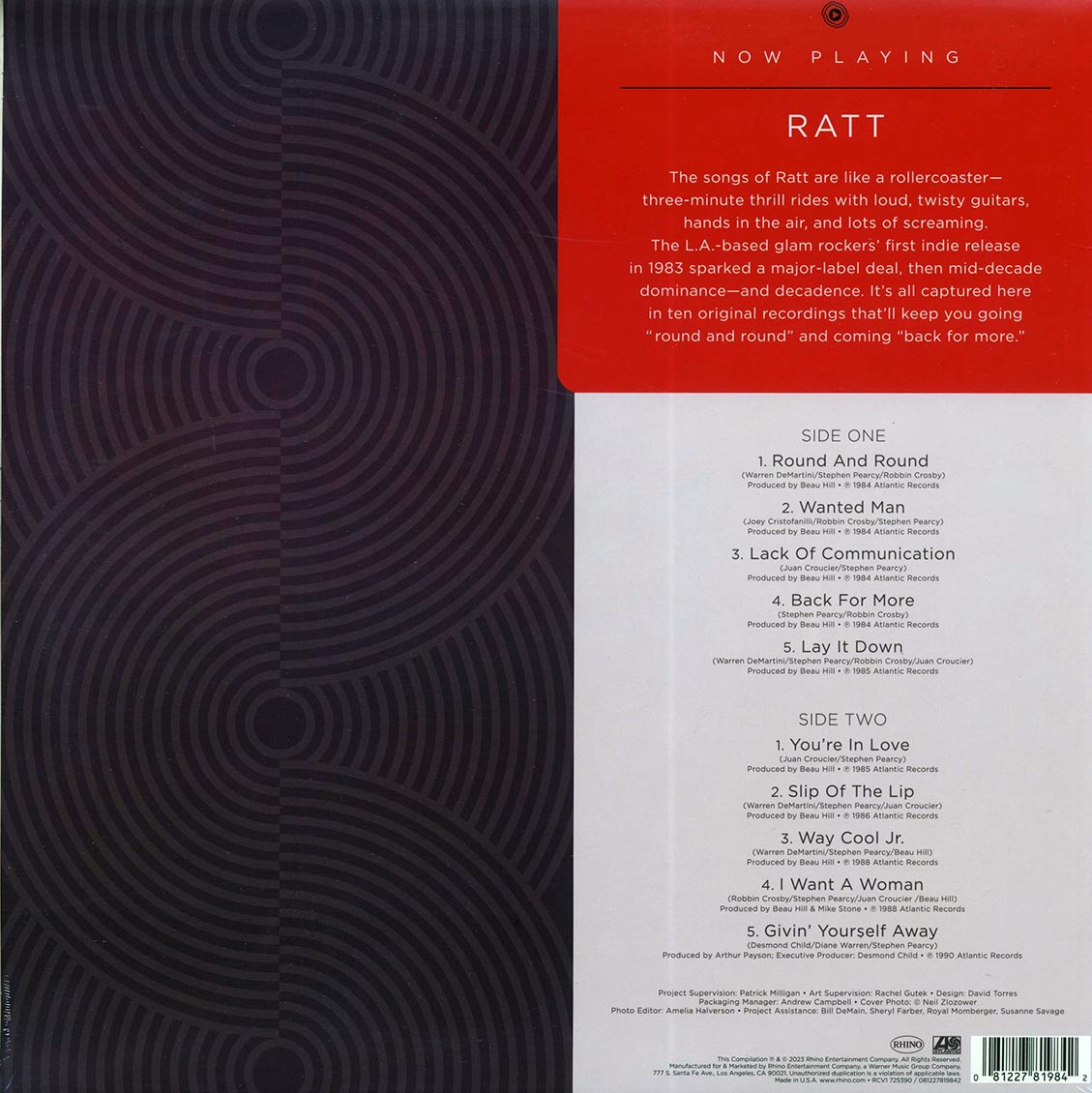 Ratt - Now Playing